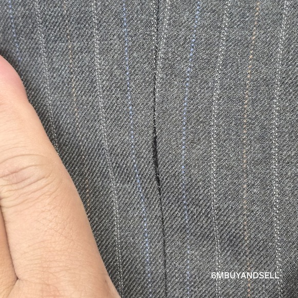 VTG Austin Reed Regent St Pinstripe Wool Blazer Sport Coat 42R Read Description - Picture 8 of 16